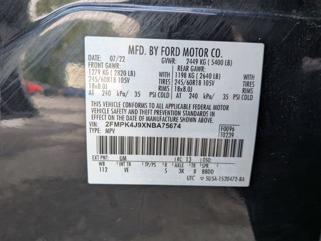 Certified 2022 Ford Edge SEL w/ Convenience Package AWD/4WD image 25