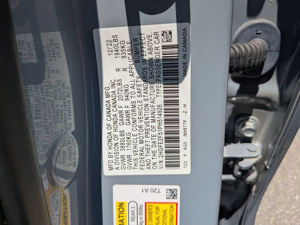 Used 2023 Honda Civic Sport image 36