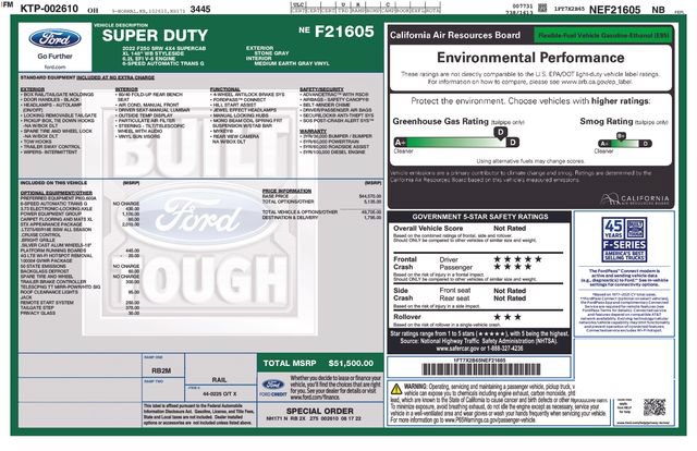 Certified 2022 Ford F250 XL w/ STX Appearance Package AWD/4WD image 33