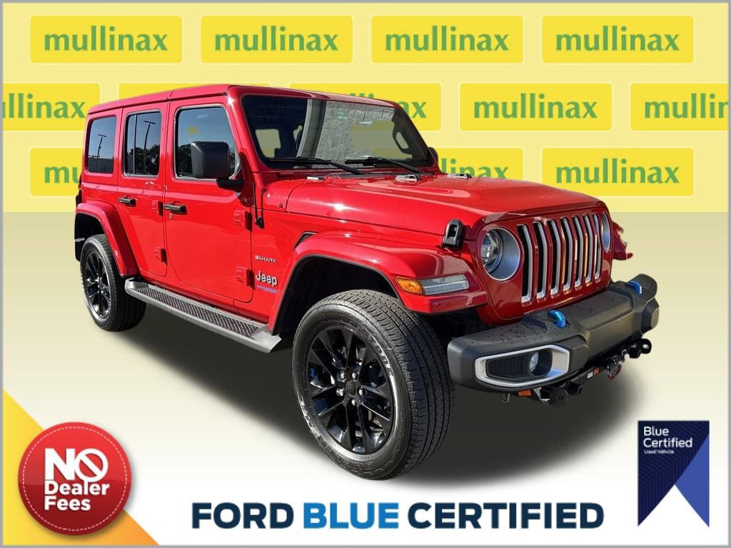 Used 2022 Jeep Wrangler Unlimited Sahara 4xe image 4