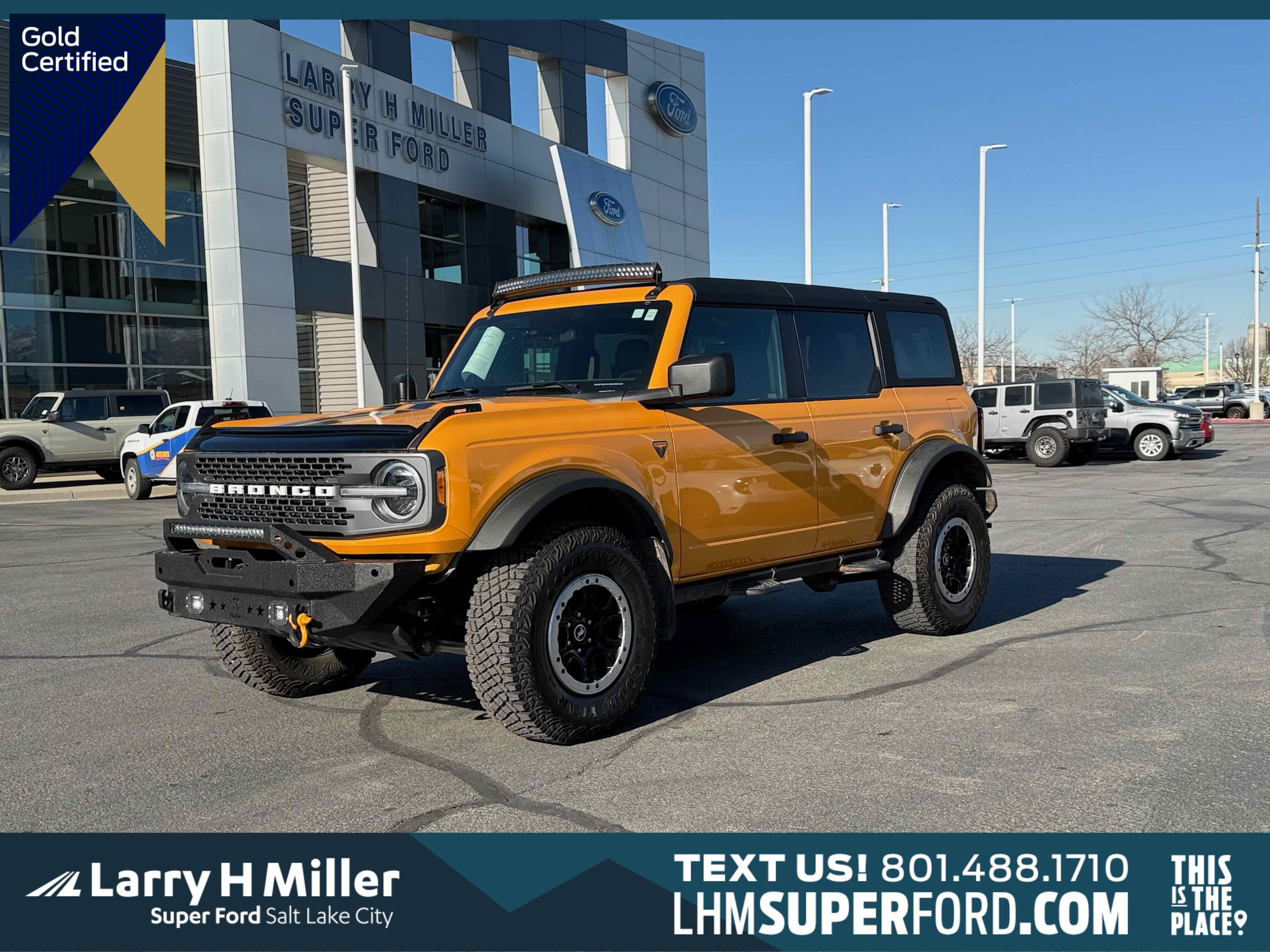 Certified 2022 Ford Bronco Badlands w/ Sasquatch Package