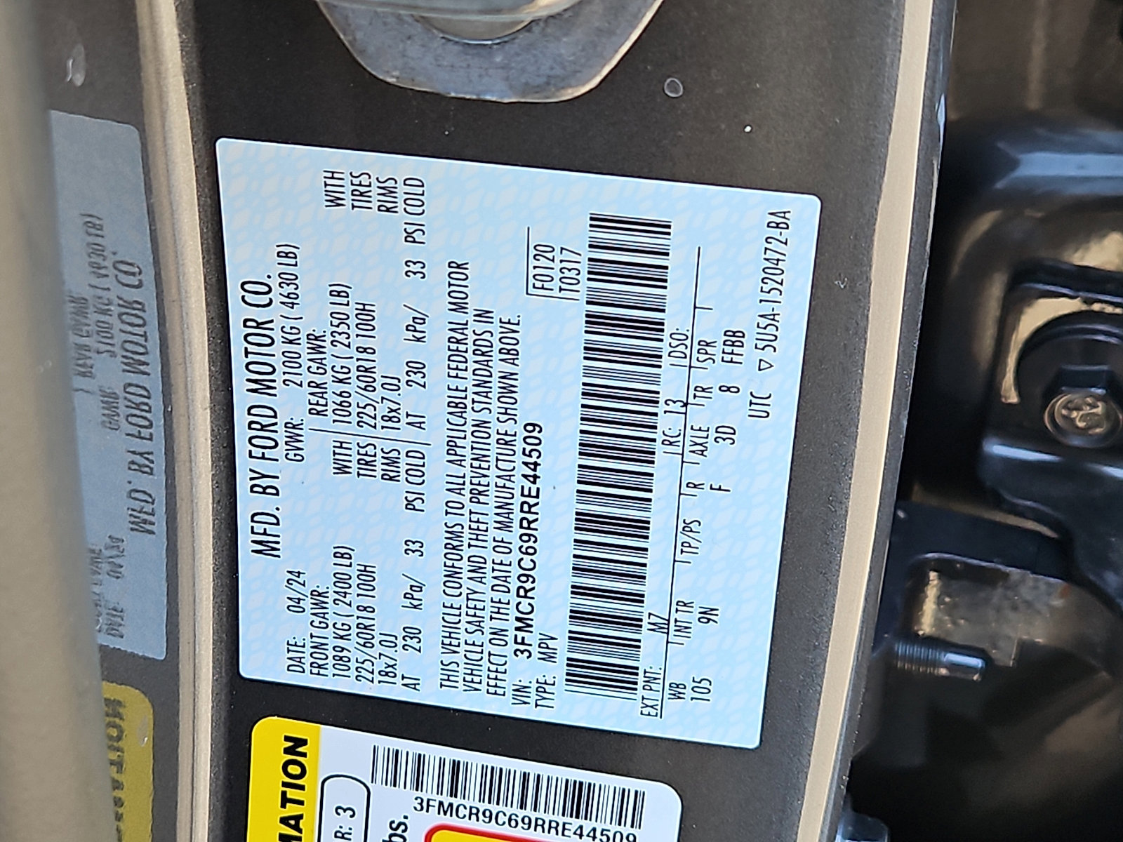 Certified 2024 Ford Bronco Sport Outer Banks w/ Tech Package image 27