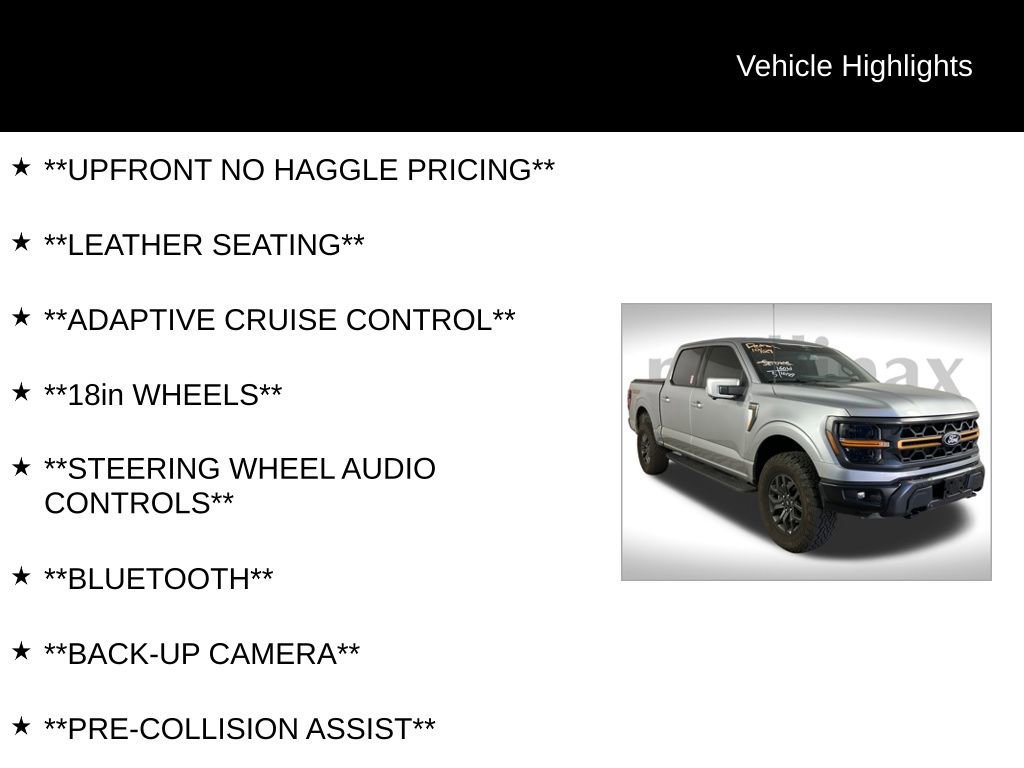 Certified 2025 Ford F150 Tremor w/ Equipment Group 402A High image 16