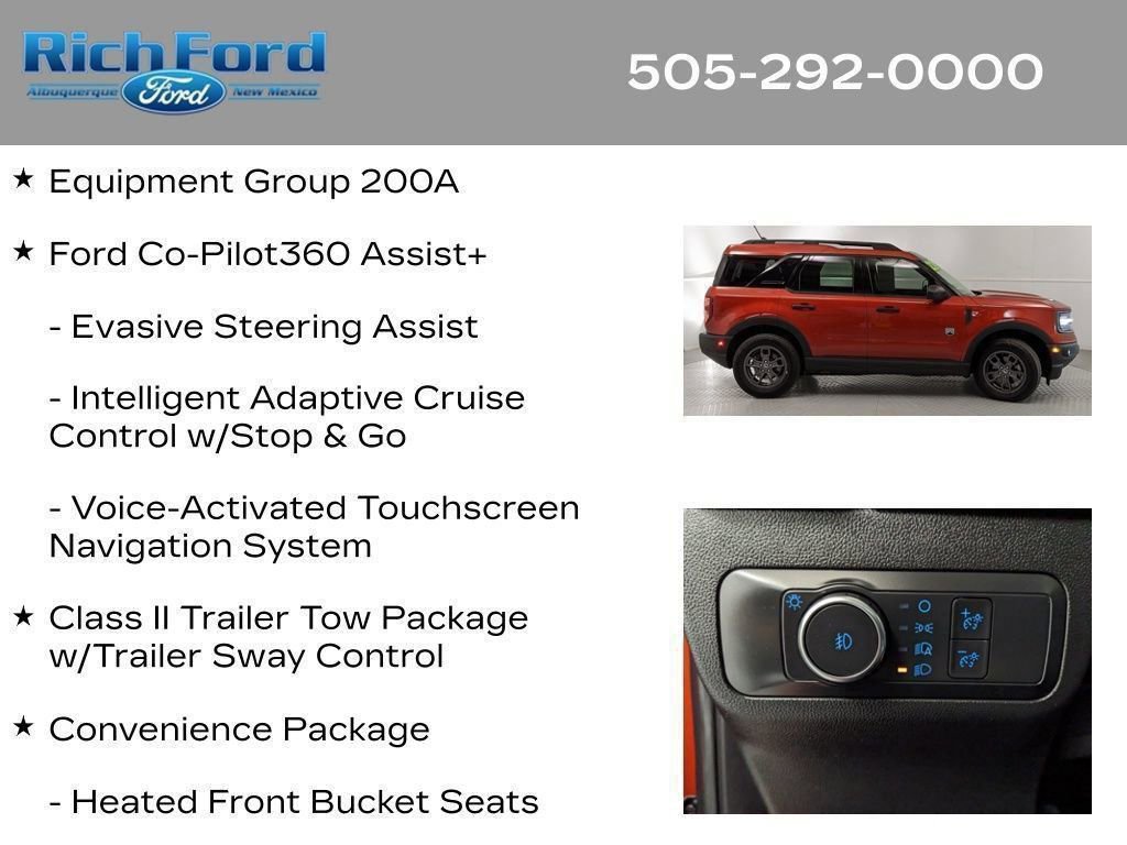 Certified 2022 Ford Bronco Sport Big Bend w/ Convenience Package AWD/4WD image 17