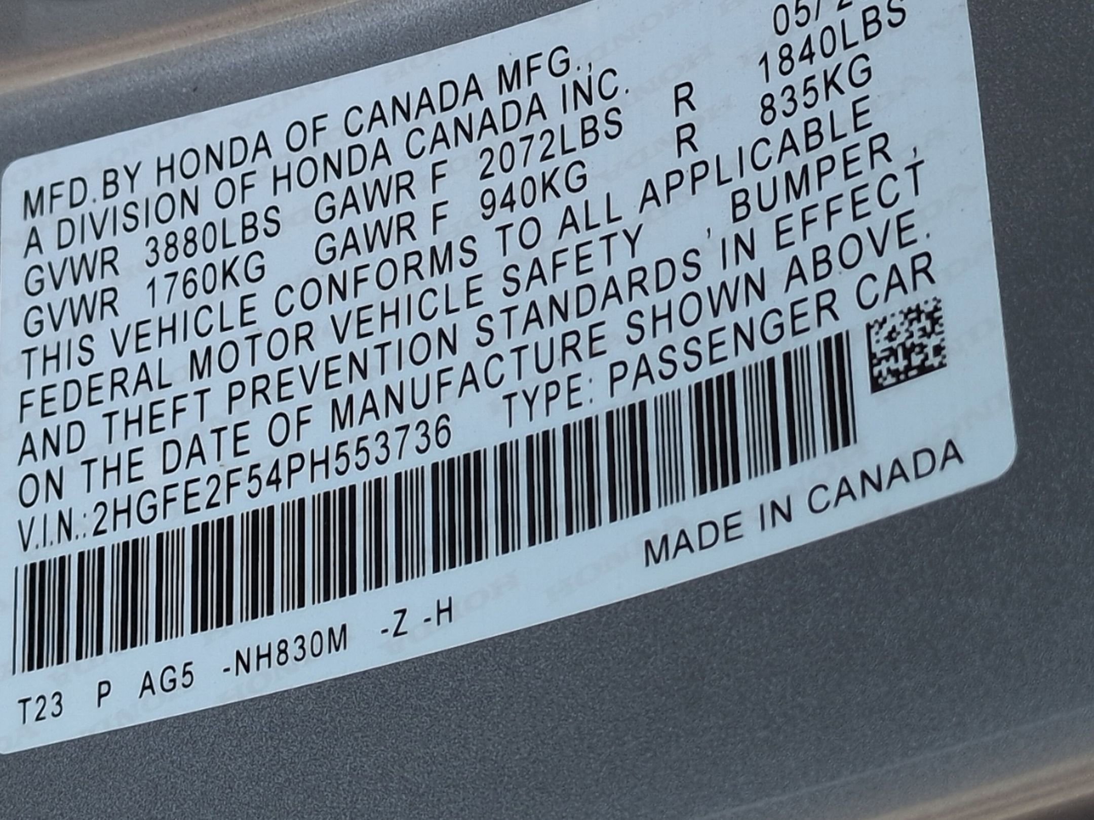 Used 2023 Honda Civic Sport image 35