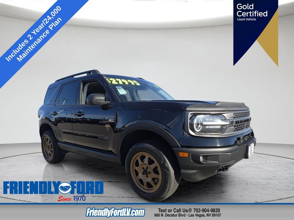 Certified 2022 Ford Bronco Sport Badlands w/ Premium Package