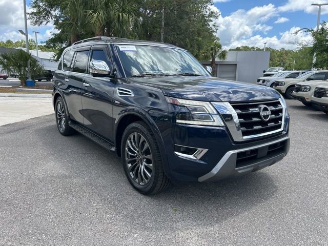 Used 2021 Nissan Armada Platinum w/ Captain's Chairs Package AWD/4WD image 2