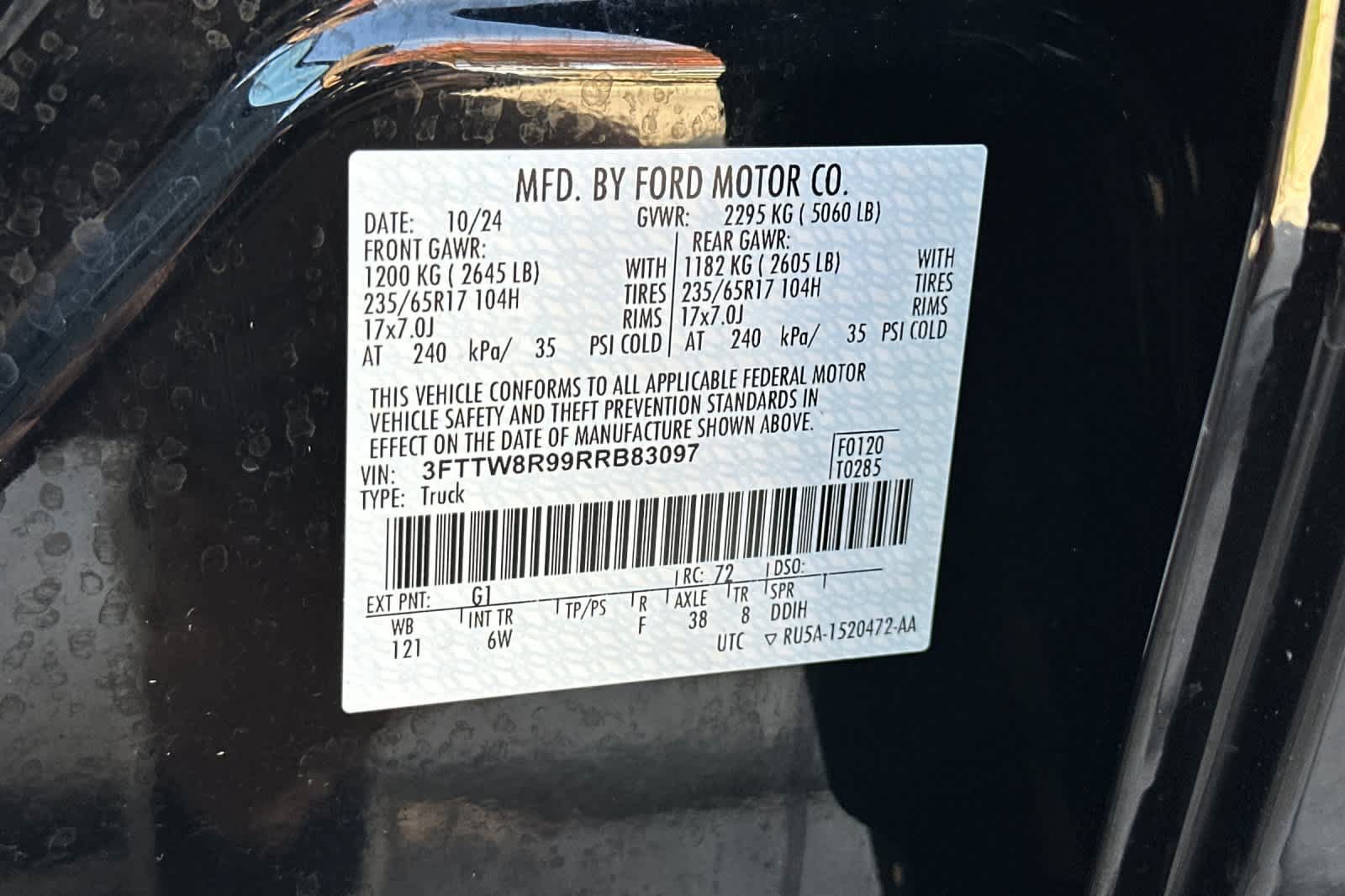Certified 2024 Ford Maverick Tremor w/ Tremor Off-Road Package AWD/4WD image 28