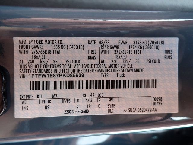 Certified 2023 Ford F150 XLT w/ Equipment Group 302A High AWD/4WD image 24