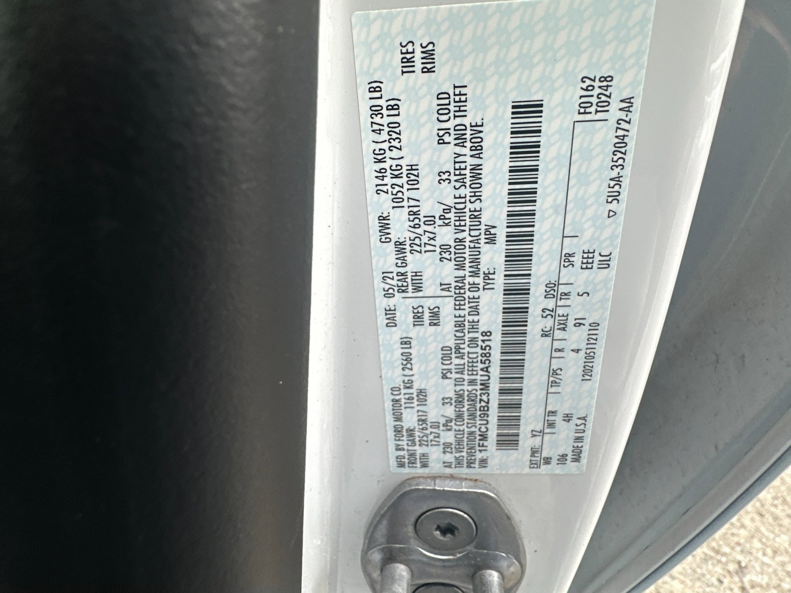 Certified 2021 Ford Escape SE w/ Cold Weather Package image 29