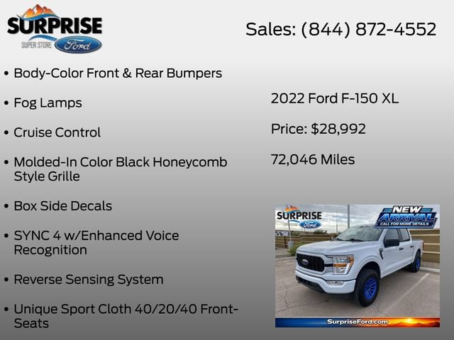 Certified 2022 Ford F150 XL w/ STX Appearance Package AWD/4WD image 16