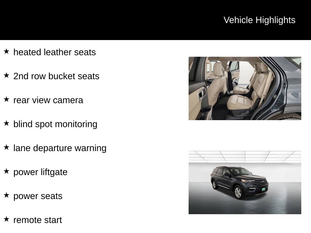 Certified 2022 Ford Explorer XLT w/ Equipment Group 202A image 11