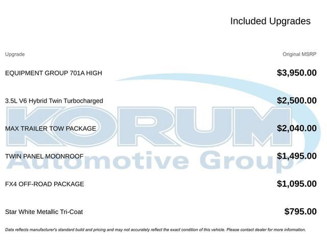 Certified 2023 Ford F150 Platinum w/ Equipment Group 701A High AWD/4WD image 8