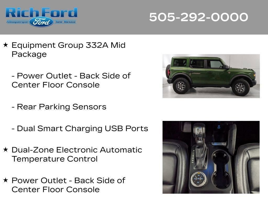Certified 2025 Ford Bronco Badlands AWD/4WD image 77