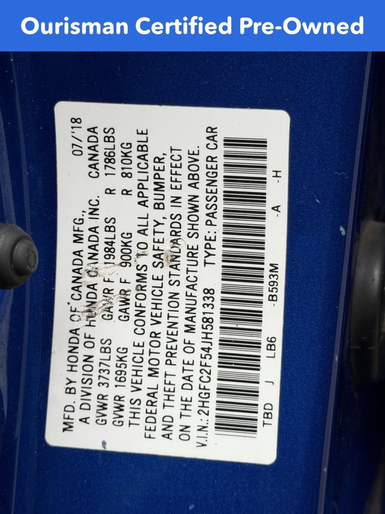 Used 2018 Honda Civic LX image 30