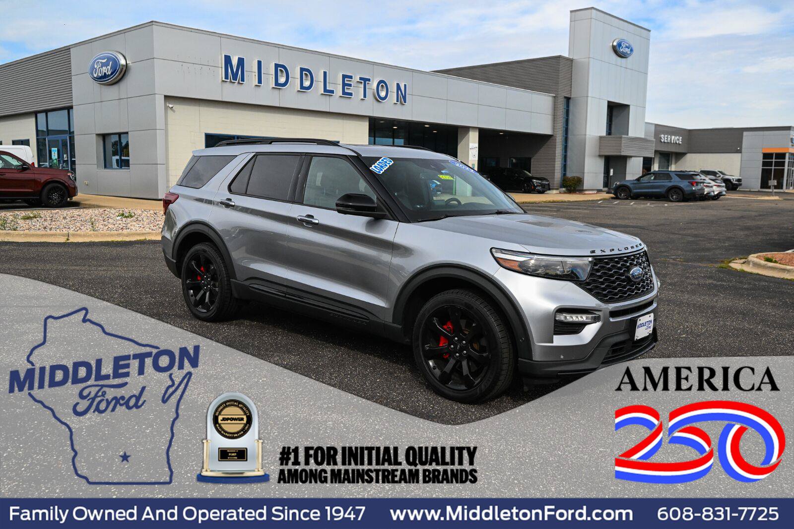 Certified 2022 Ford Explorer ST w/ Equipment Group 401A AWD/4WD image 1