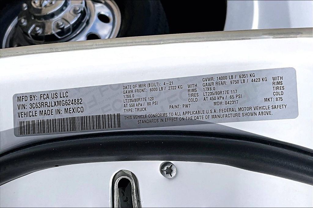 Used 2021 RAM 3500 Laramie w/ Safety Group B image 36