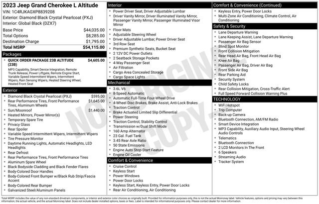 Used 2023 Jeep Grand Cherokee L Laredo image 4