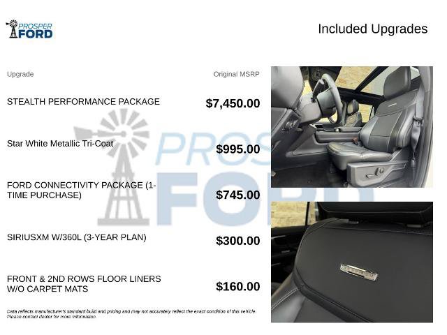 Certified 2026 Ford Expedition Platinum w/ Stealth Performance Package AWD/4WD image 3