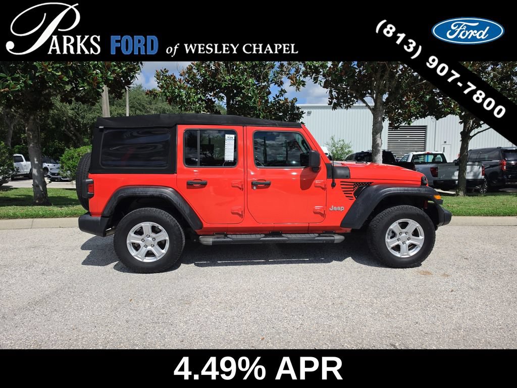 Used 2020 Jeep Wrangler Unlimited Sport S AWD/4WD image 4