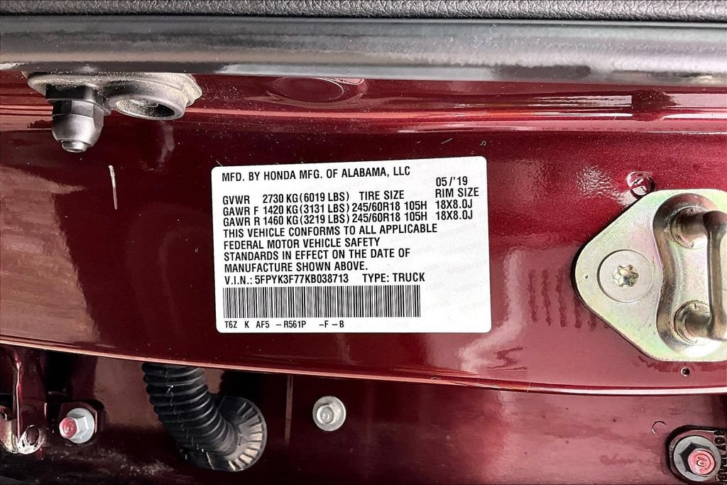 Used 2019 Honda Ridgeline RTL-E image 36