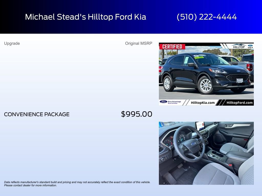 Certified 2022 Ford Escape SE w/ Convenience Package image 11