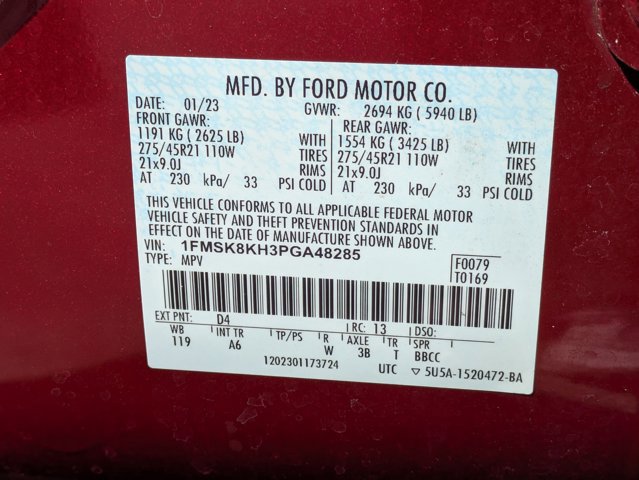 Certified 2023 Ford Explorer ST-Line w/ Class IV Trailer Tow Package image 26