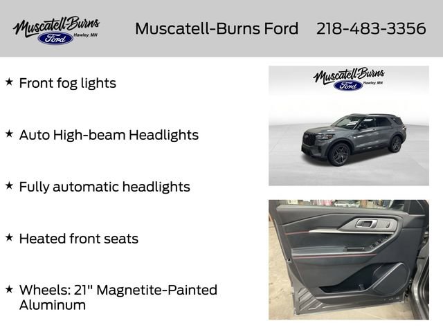 Certified 2025 Ford Explorer ST-Line w/ ST-Line Street Pack image 14