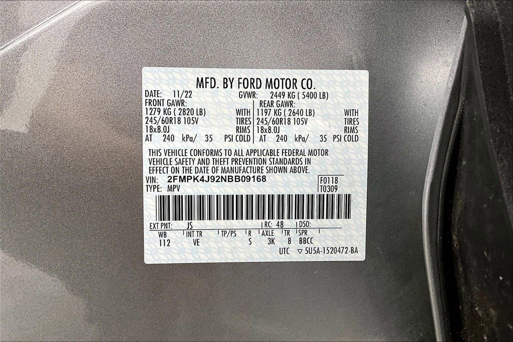 Certified 2022 Ford Edge SEL w/ Convenience Package image 35