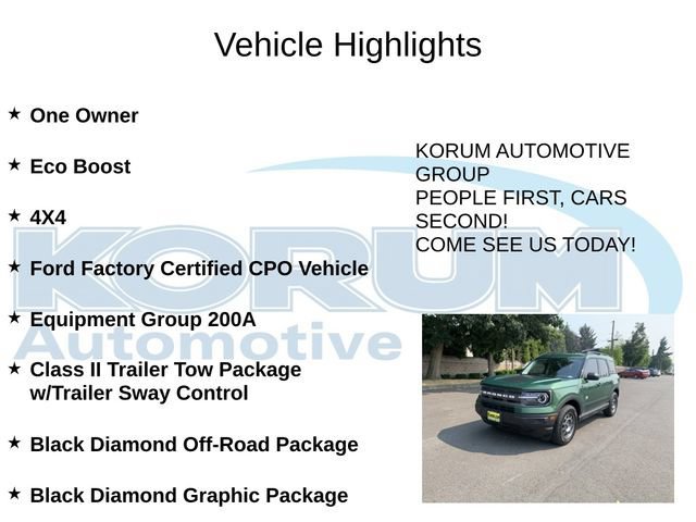 Certified 2024 Ford Bronco Sport Big Bend AWD/4WD image 4