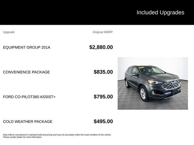 Certified 2019 Ford Edge SEL w/ Equipment Group 201A AWD/4WD image 6