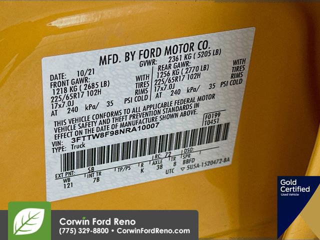Certified 2022 Ford Maverick XLT w/ Equipment Group 300A Standard AWD/4WD image 34