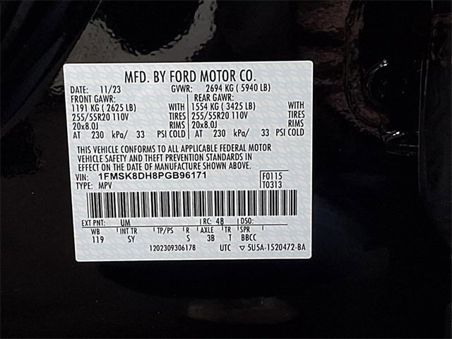 Certified 2023 Ford Explorer XLT w/ Equipment Group 202A image 33