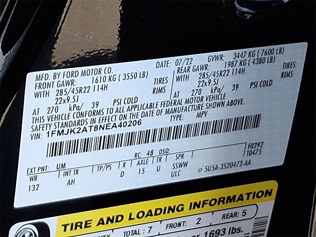 Certified 2022 Ford Expedition Max Limited image 28