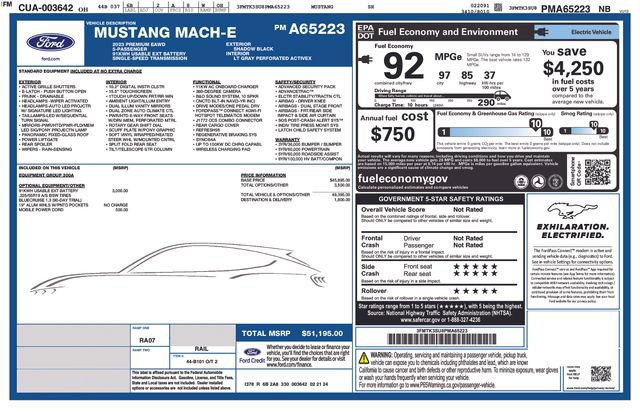 Certified 2023 Ford Mustang Mach-E Premium image 45