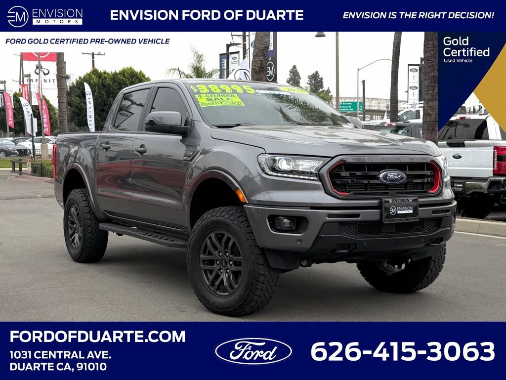 Certified 2021 Ford Ranger Lariat w/ Tremor Off-Road Package