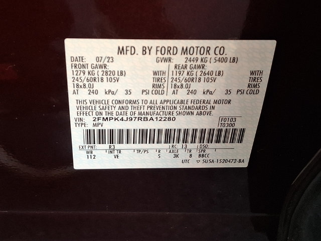Certified 2024 Ford Edge SEL w/ Convenience Package AWD/4WD image 31