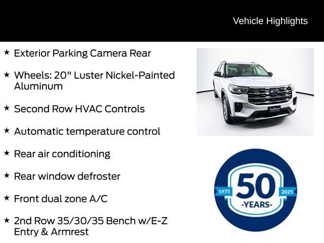 Certified 2025 Ford Explorer Active w/ Active Comfort Package image 11