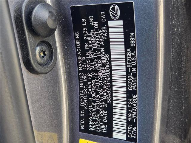 Used 2019 Lexus ES 350 F Sport w/ Accessory Package 2 FWD image 20