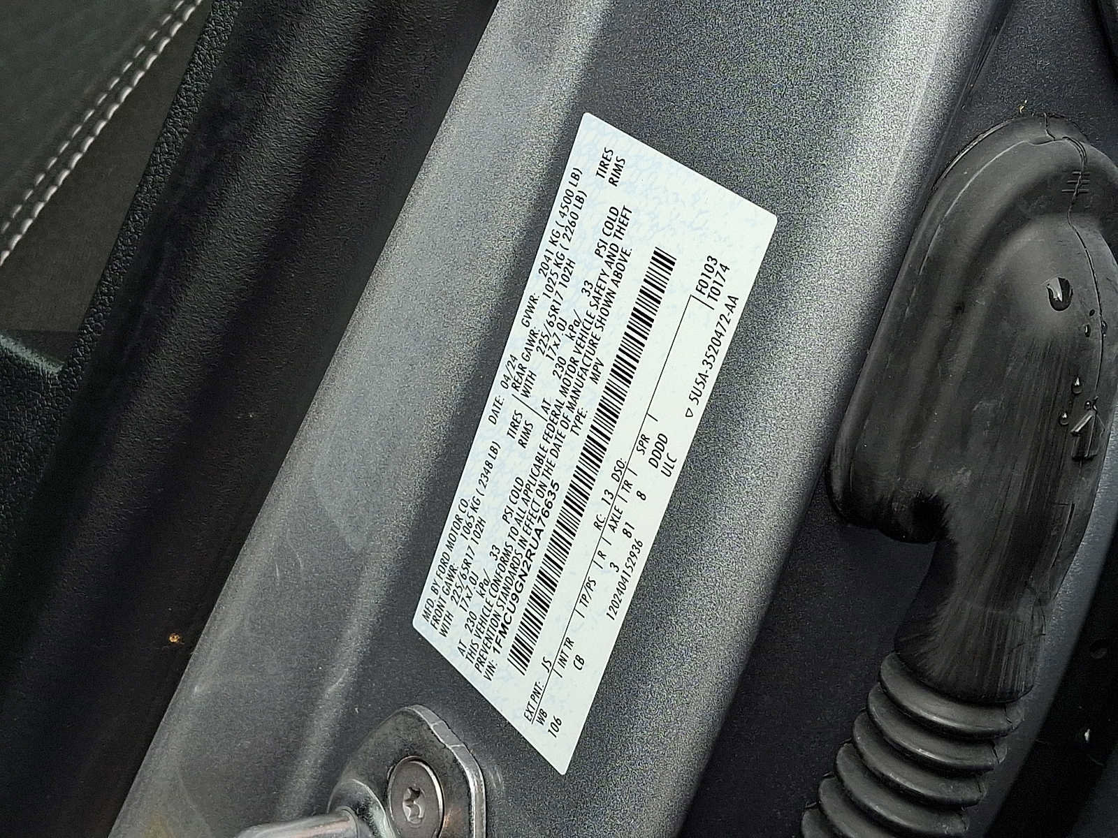 Certified 2024 Ford Escape Active image 28