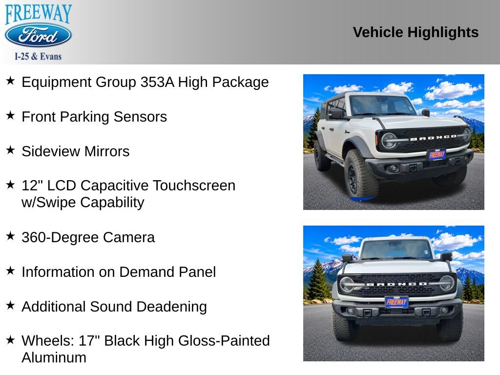 Certified 2023 Ford Bronco Wildtrak AWD/4WD image 4