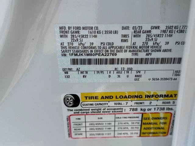 Certified 2023 Ford Expedition Max Platinum AWD/4WD image 23