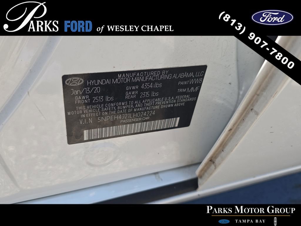 Used 2020 Hyundai Sonata Limited w/ Cargo Package FWD image 34