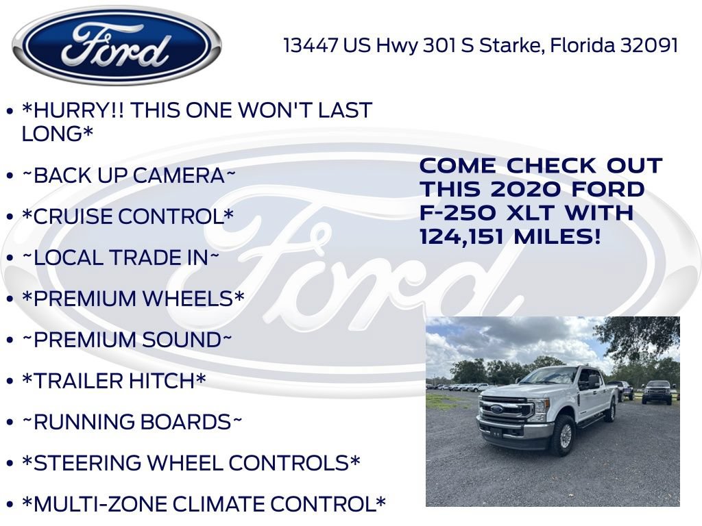Certified 2020 Ford F250 XLT w/ FX4 Off-Road Package AWD/4WD image 10