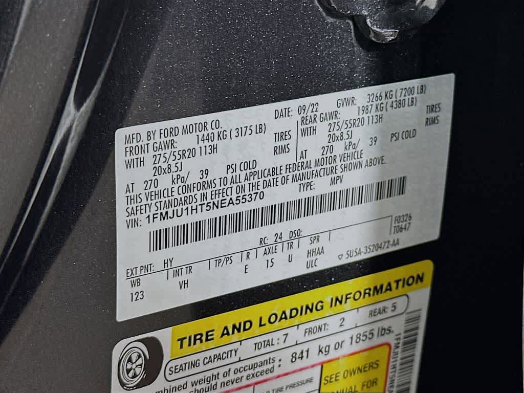 Certified 2022 Ford Expedition XLT RWD image 22