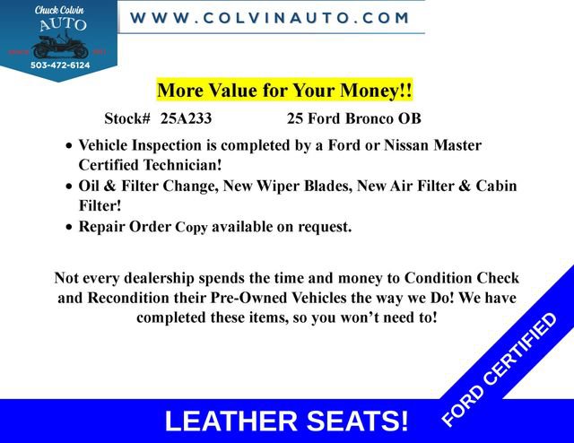 Certified 2025 Ford Bronco Outer Banks AWD/4WD image 2