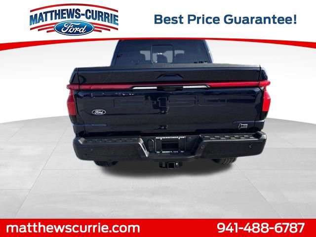 Certified 2025 Ford F150 Lightning Platinum w/ Dark Elements Package image 3