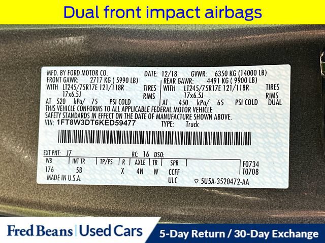 Certified 2019 Ford F350 Lariat w/ Lariat Ultimate Package AWD/4WD image 38