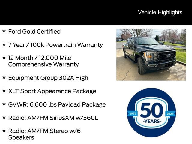 Certified 2023 Ford F150 XLT w/ Equipment Group 302A High image 10