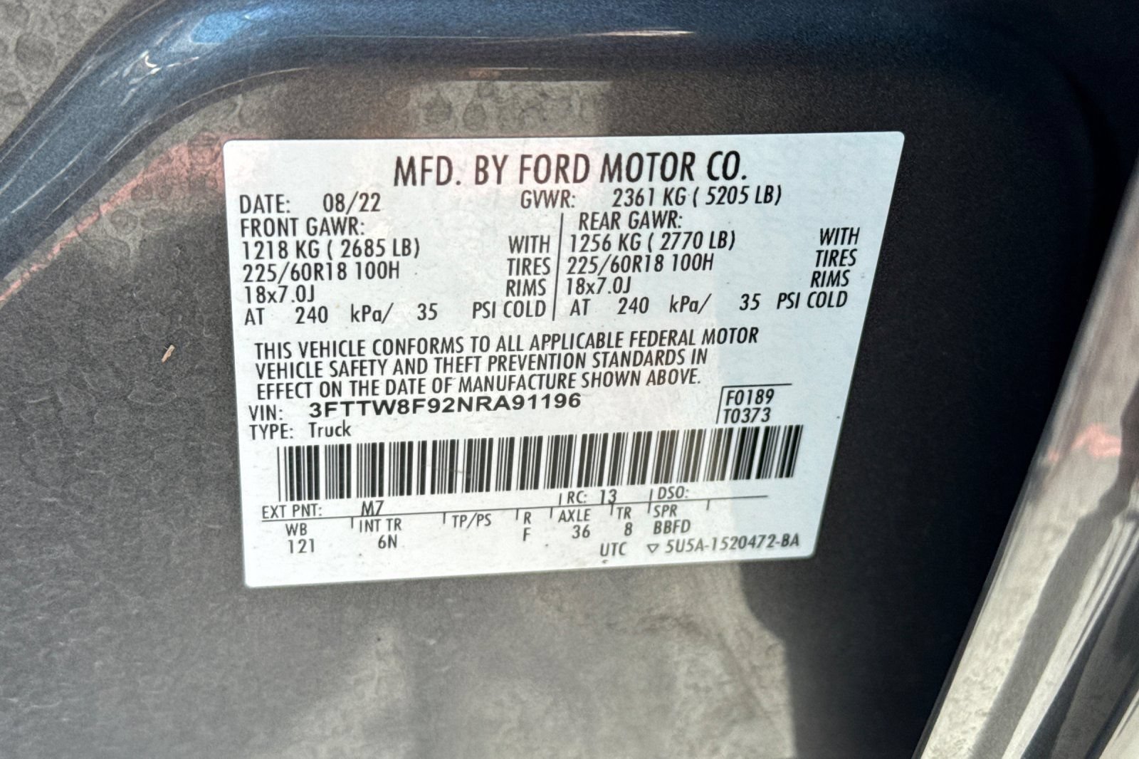 Certified 2022 Ford Maverick Lariat w/ Lariat Luxury Package AWD/4WD image 57